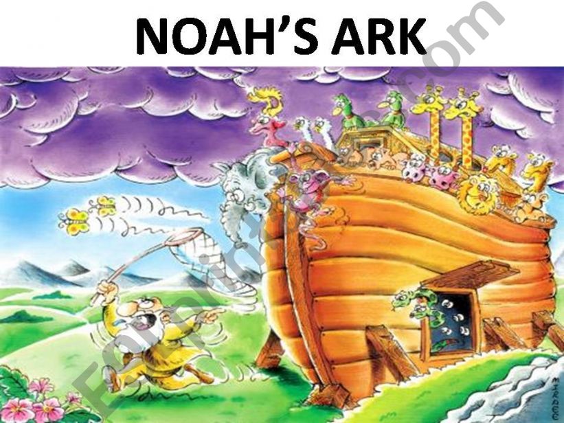 teaching some conjuctions in a contex of Noahs Ark