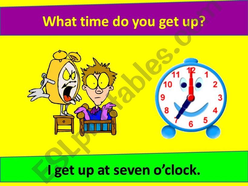 DAILY ROUTINES powerpoint