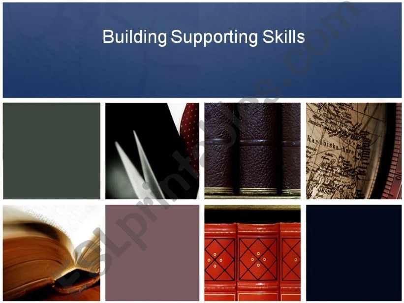 writing supporting skills powerpoint