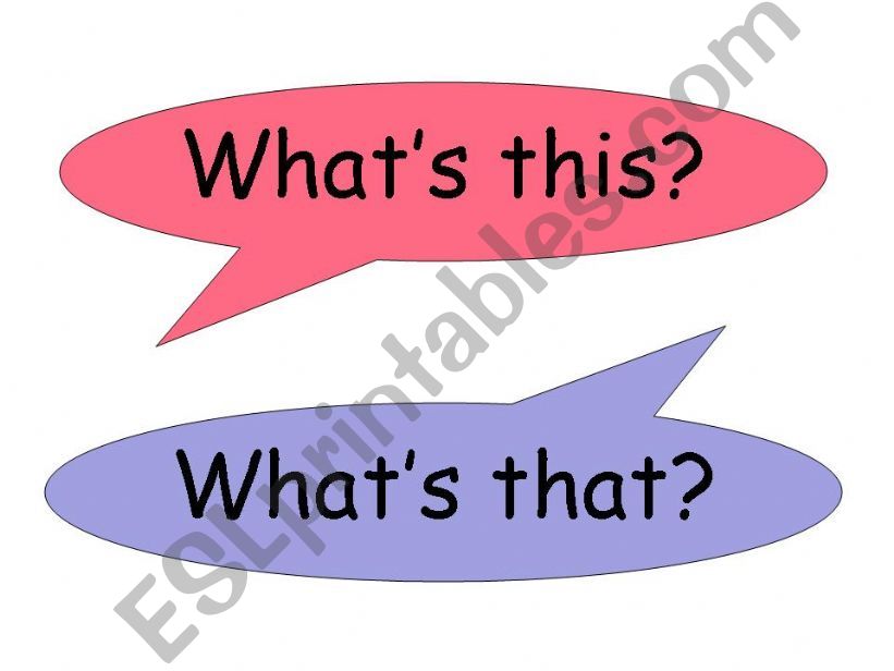 Whats this/that- Stationery powerpoint