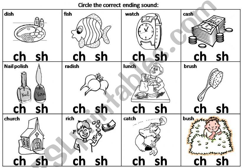 Digraphs CH/SH powerpoint