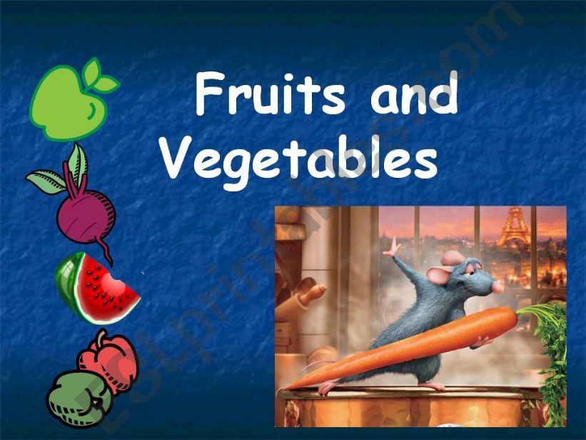 Fruits and Vegetables ppt powerpoint