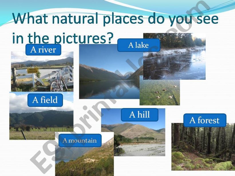 natural places powerpoint