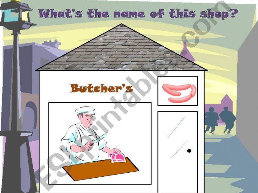 SHOPS PART ONE powerpoint
