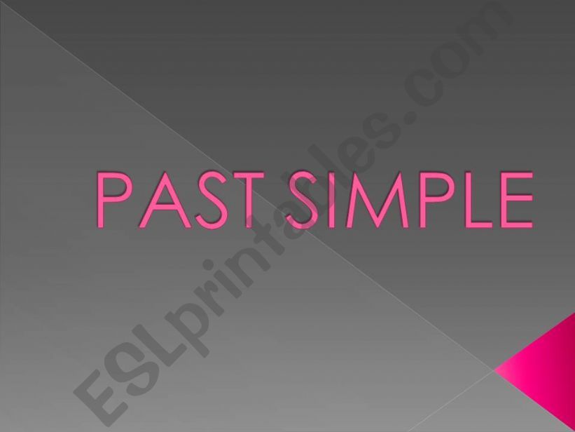 PAST SIMPLE powerpoint