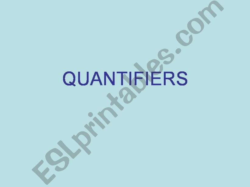 quantifiers powerpoint