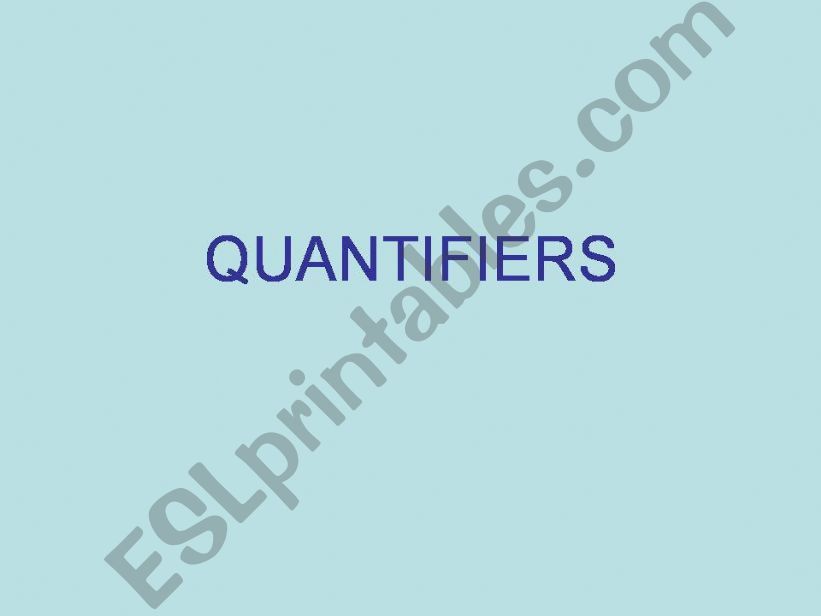 quantifiers powerpoint