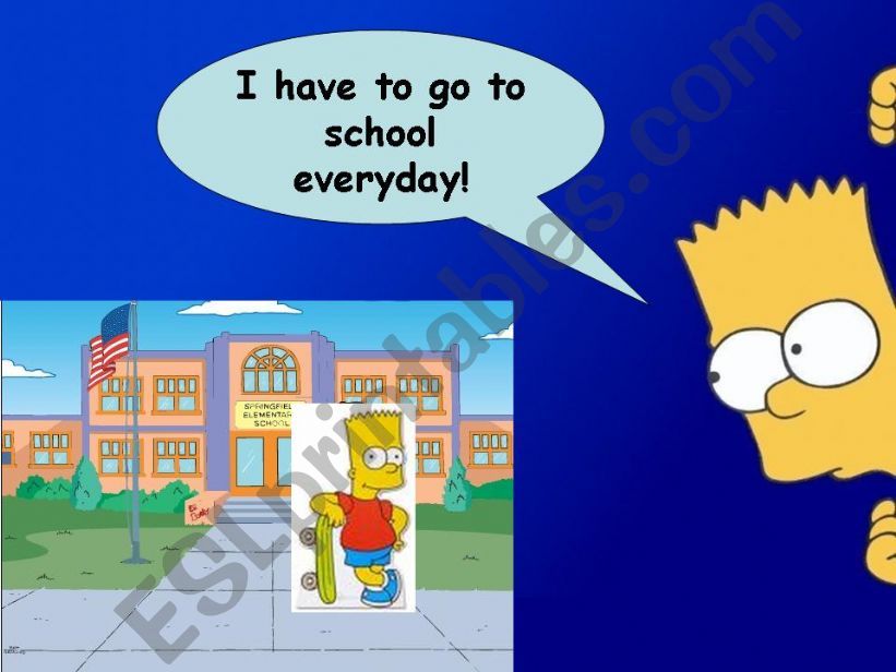 WHAT DOES BART HAVE TO DO? 2 powerpoint