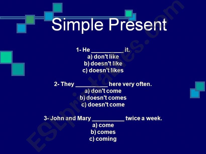 Present Simple powerpoint