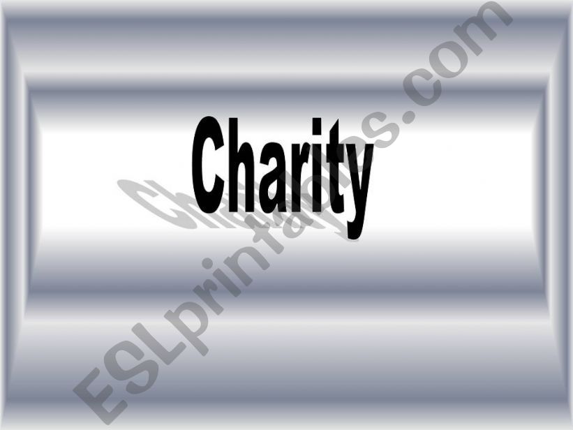 Charity powerpoint
