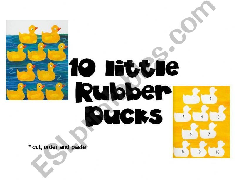 10 little rubber ducks(Eric Carle)