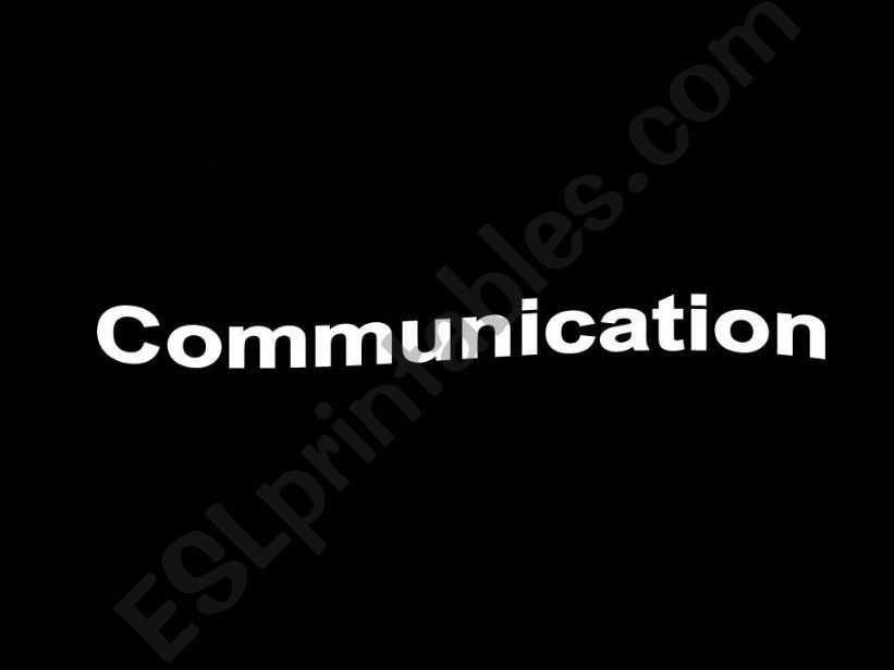 communication powerpoint