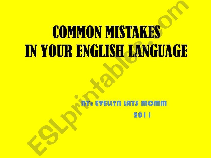 common mistakes powerpoint