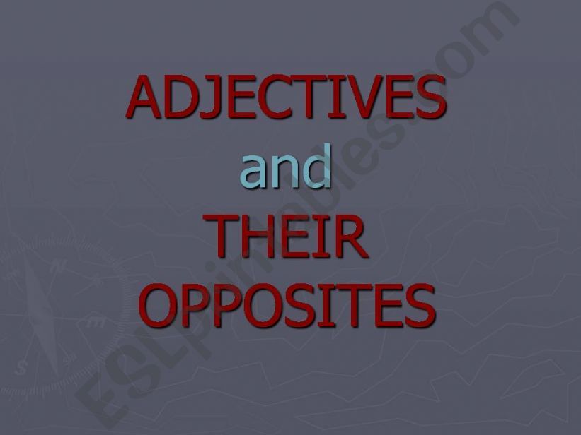 ADJECTIVES powerpoint