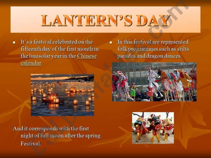 FESTIVALS AROUND THE WORLD 7: LANTERNS DAY