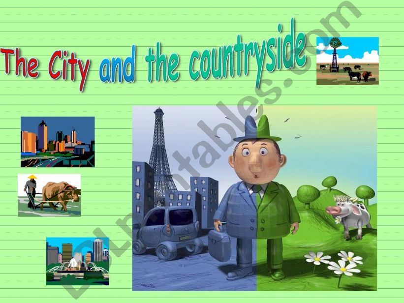 the city and the countryside powerpoint