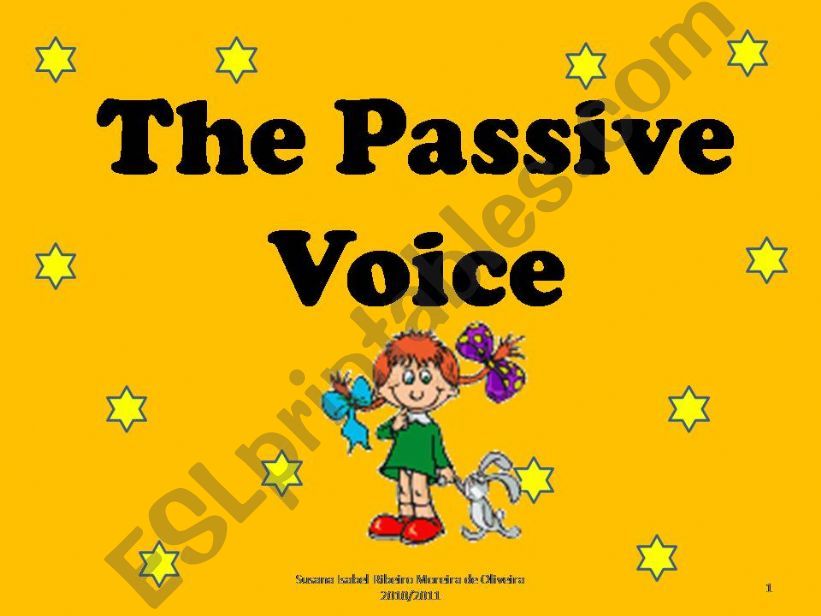The Passive Voice powerpoint