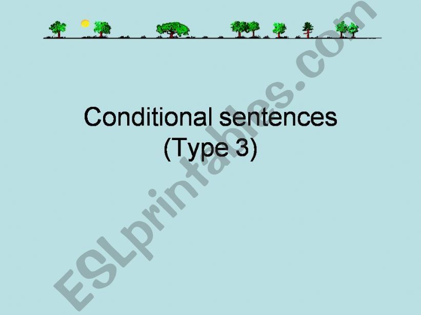 conditional sentences type III