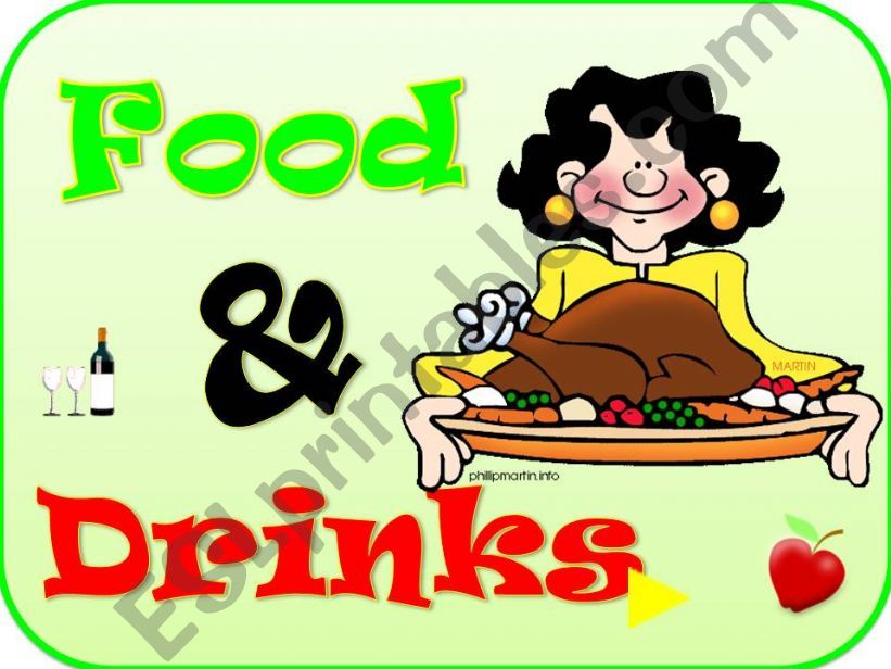 FOOD & DRINK (Part I) powerpoint