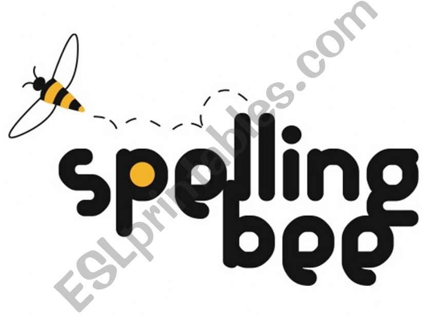 Spelling Bee powerpoint