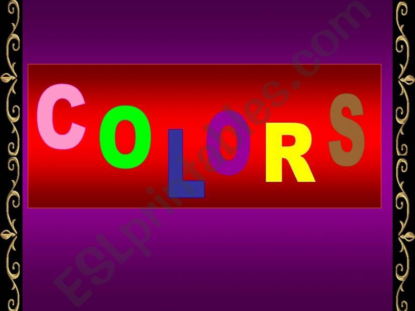 COLORS powerpoint