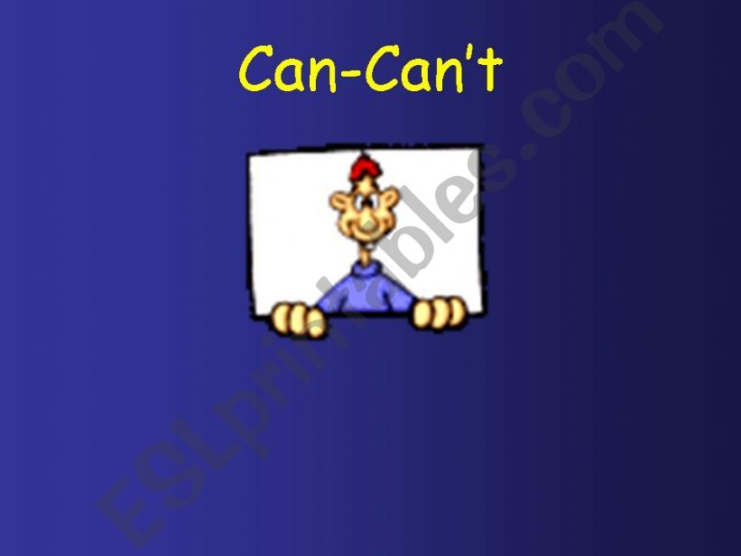 Can/Cant powerpoint