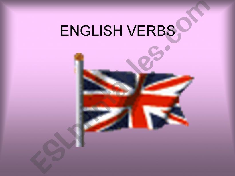 english verbs powerpoint