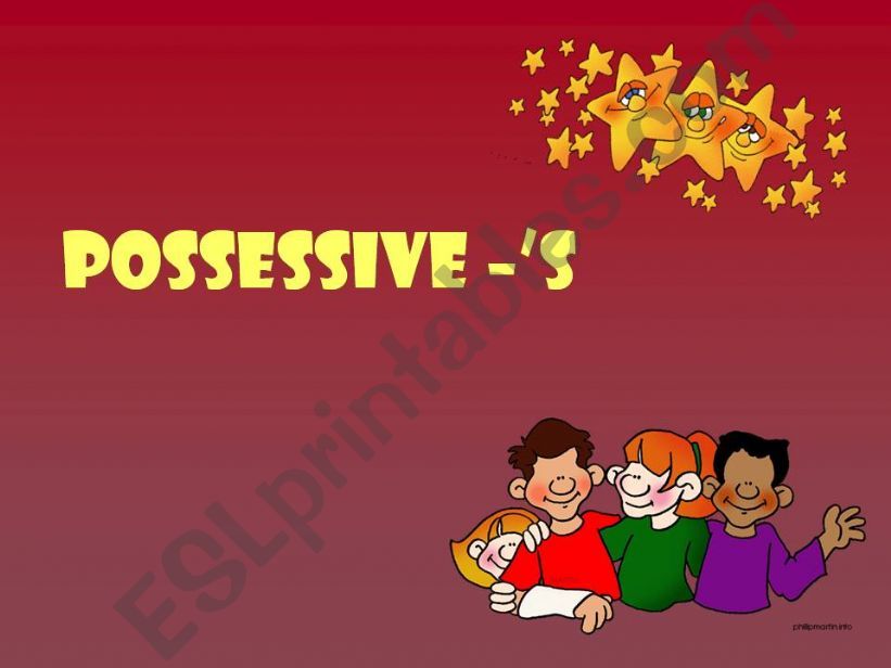 Possessive -s powerpoint