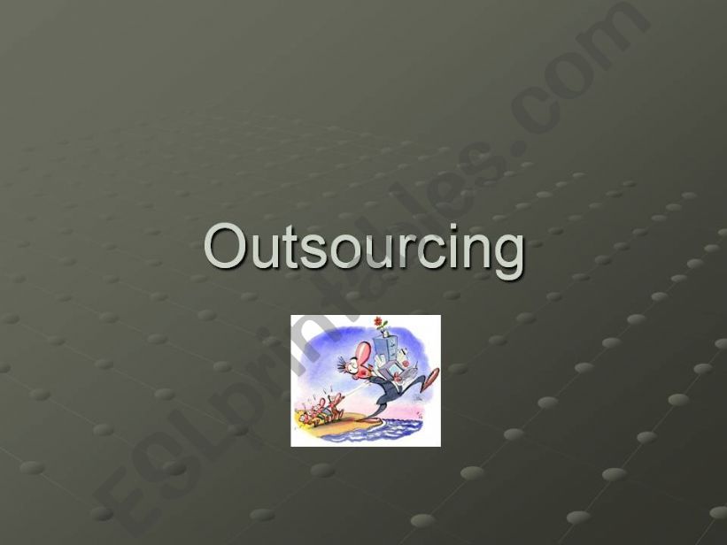 OUTSOURCING powerpoint