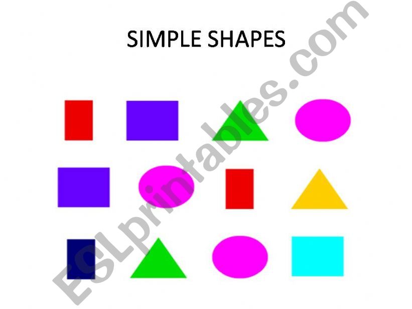colors and shapes powerpoint