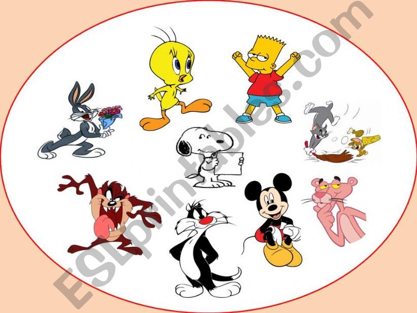 cartoon characters powerpoint