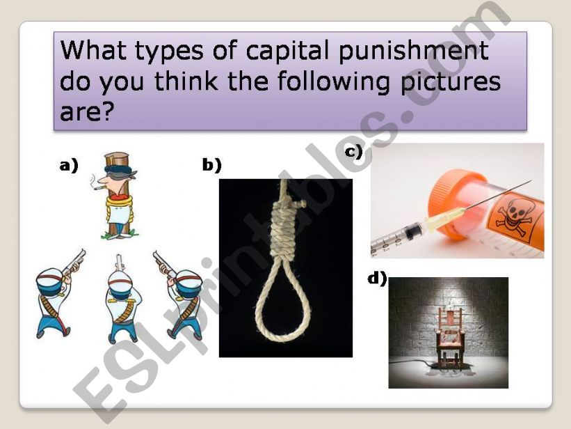 Capital punishment powerpoint