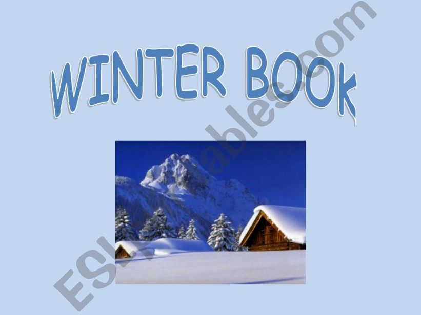 WINTER BOOK powerpoint