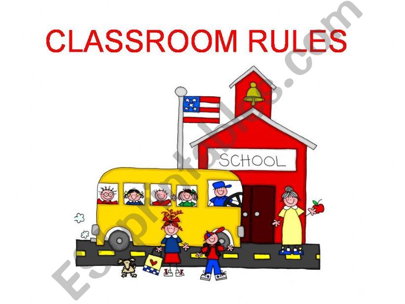 CLASSROOM RULES powerpoint