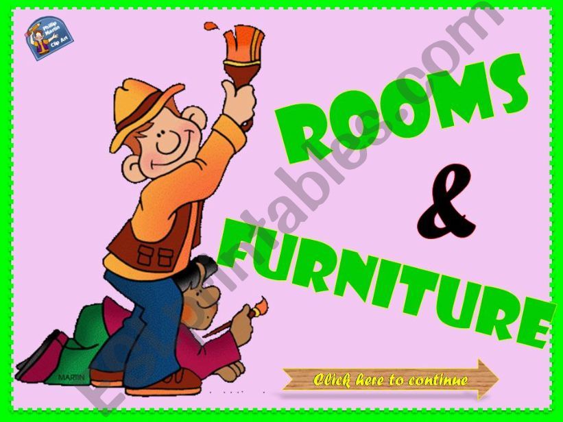 ROOMS & FURNITURE (Part 2) powerpoint