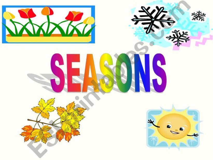 SEASONS AND WEATHER PART 2 powerpoint