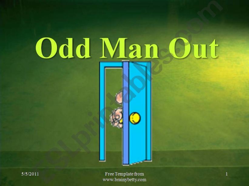 Odd Man Out powerpoint