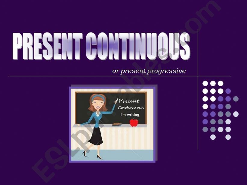 Present Continuous powerpoint