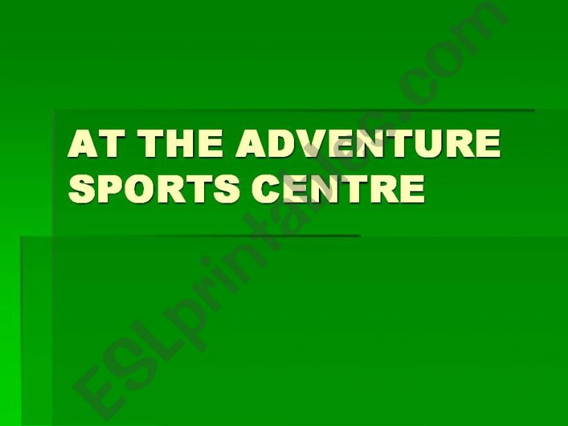 sports and sports words powerpoint