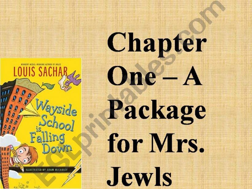 Wayside School is Falling Down Chapter 1
