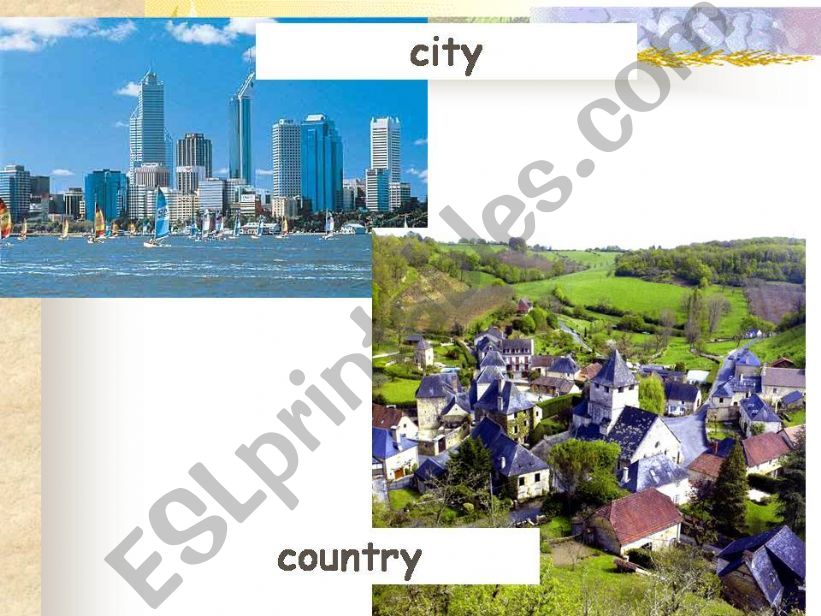 CITY-COUNTRY powerpoint