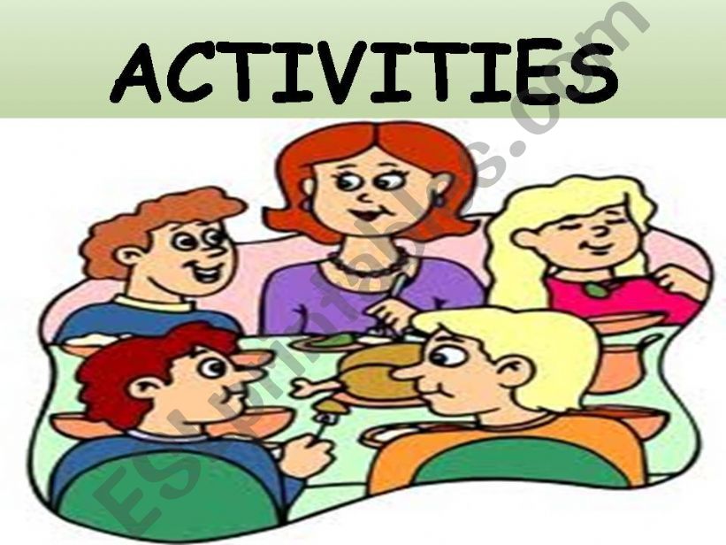ACTIVITIES powerpoint