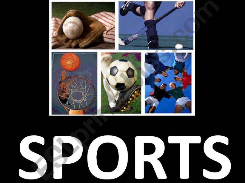 Sports - play or go...ing? powerpoint