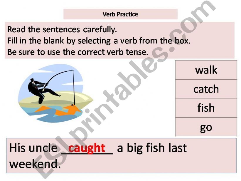 Verb Practice powerpoint