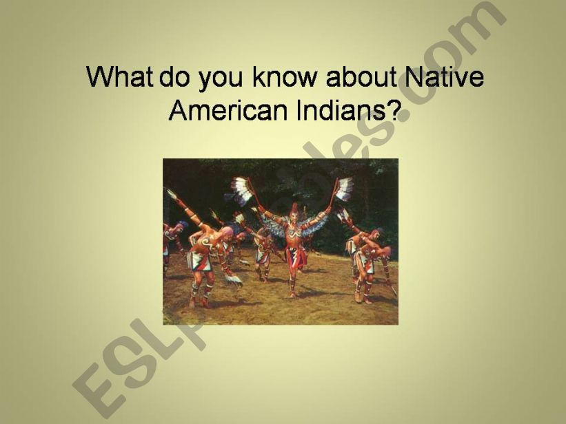 Native Americans PPT powerpoint