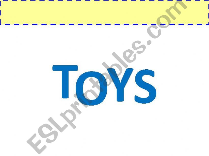 Toys powerpoint