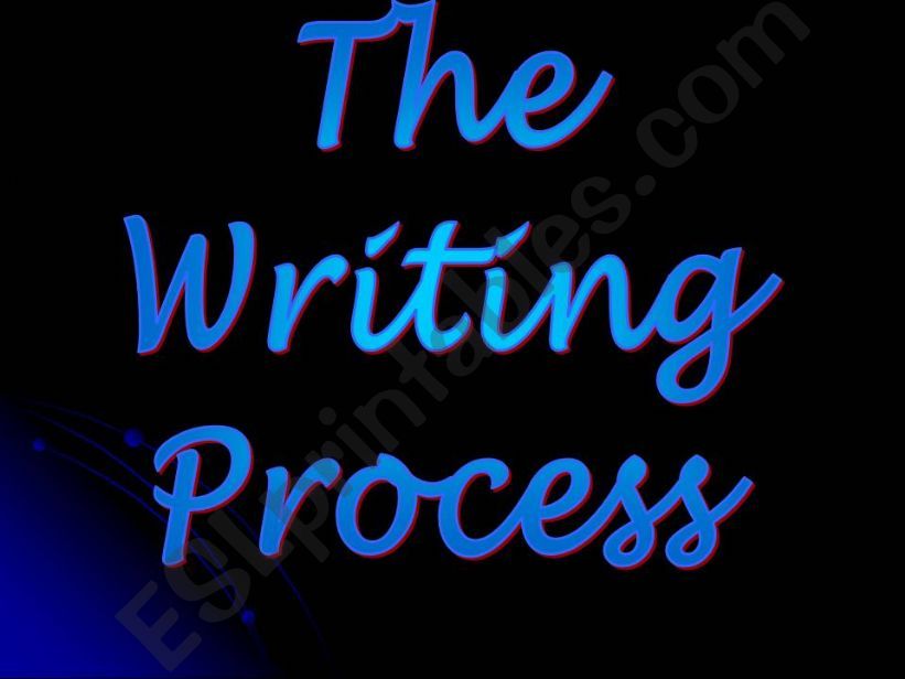Writing process powerpoint
