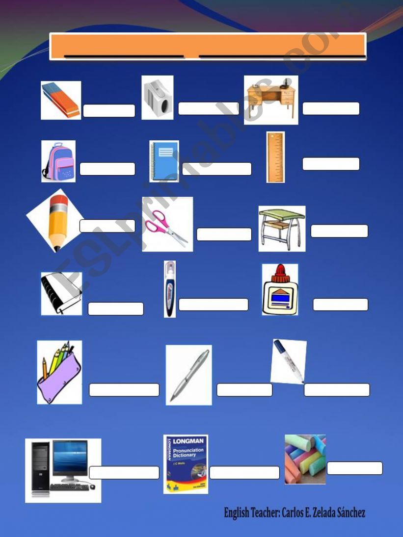 OBJECTS CLASSROOM  powerpoint