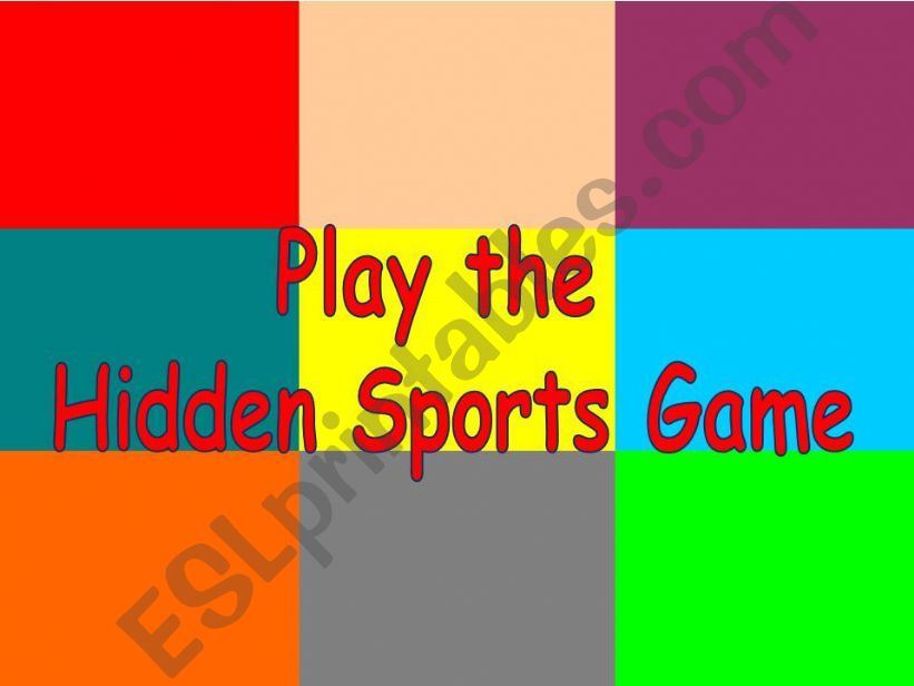 Sports powerpoint