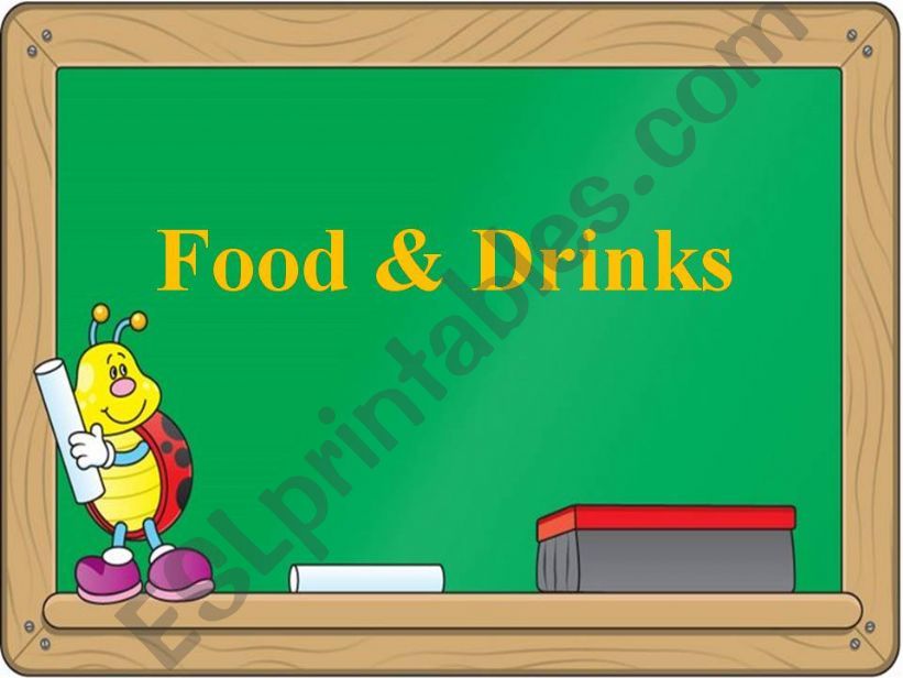 food and drinks powerpoint